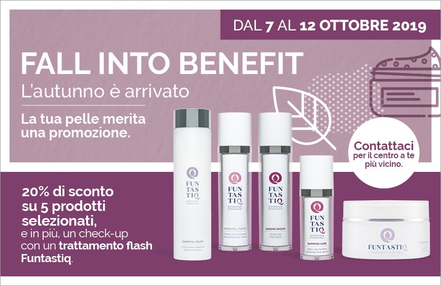 L’autunno è arrivato con una promozione Funtastiq. 